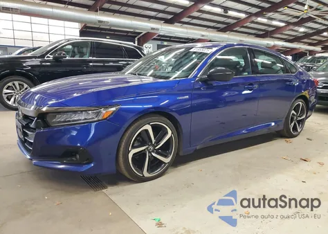 2022 Honda Accord Hybrid Sport из США, поврежденный, VIN 1HGCV3F25NA032468